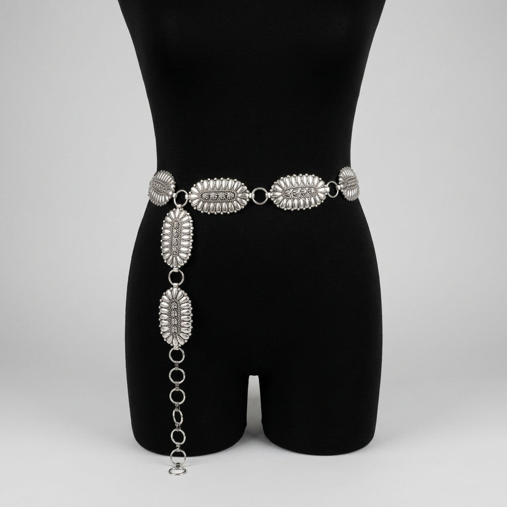 Silver Concho Belt
