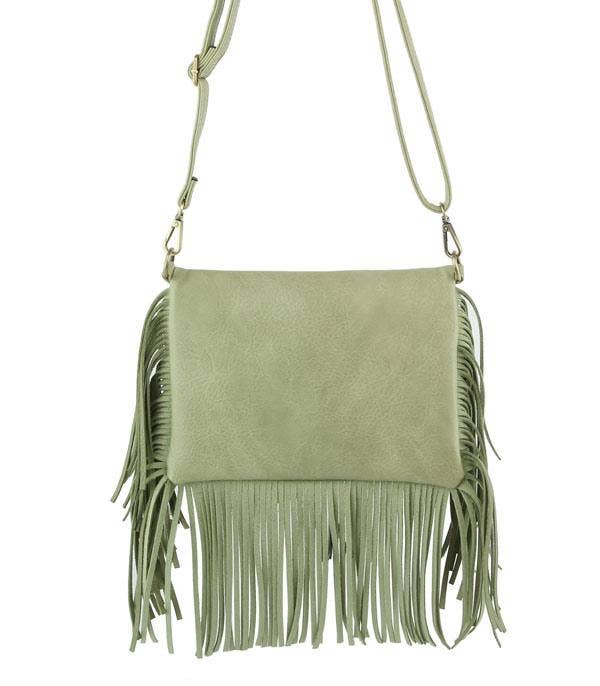 Fringed Crossbody Bag