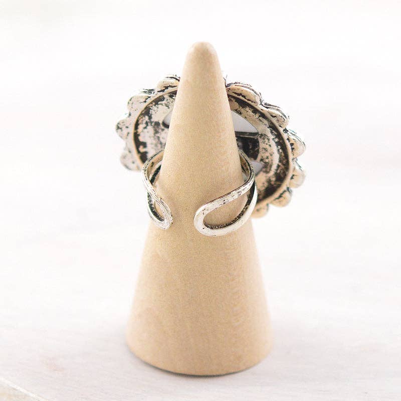 Blue Bonnet Concho Ring