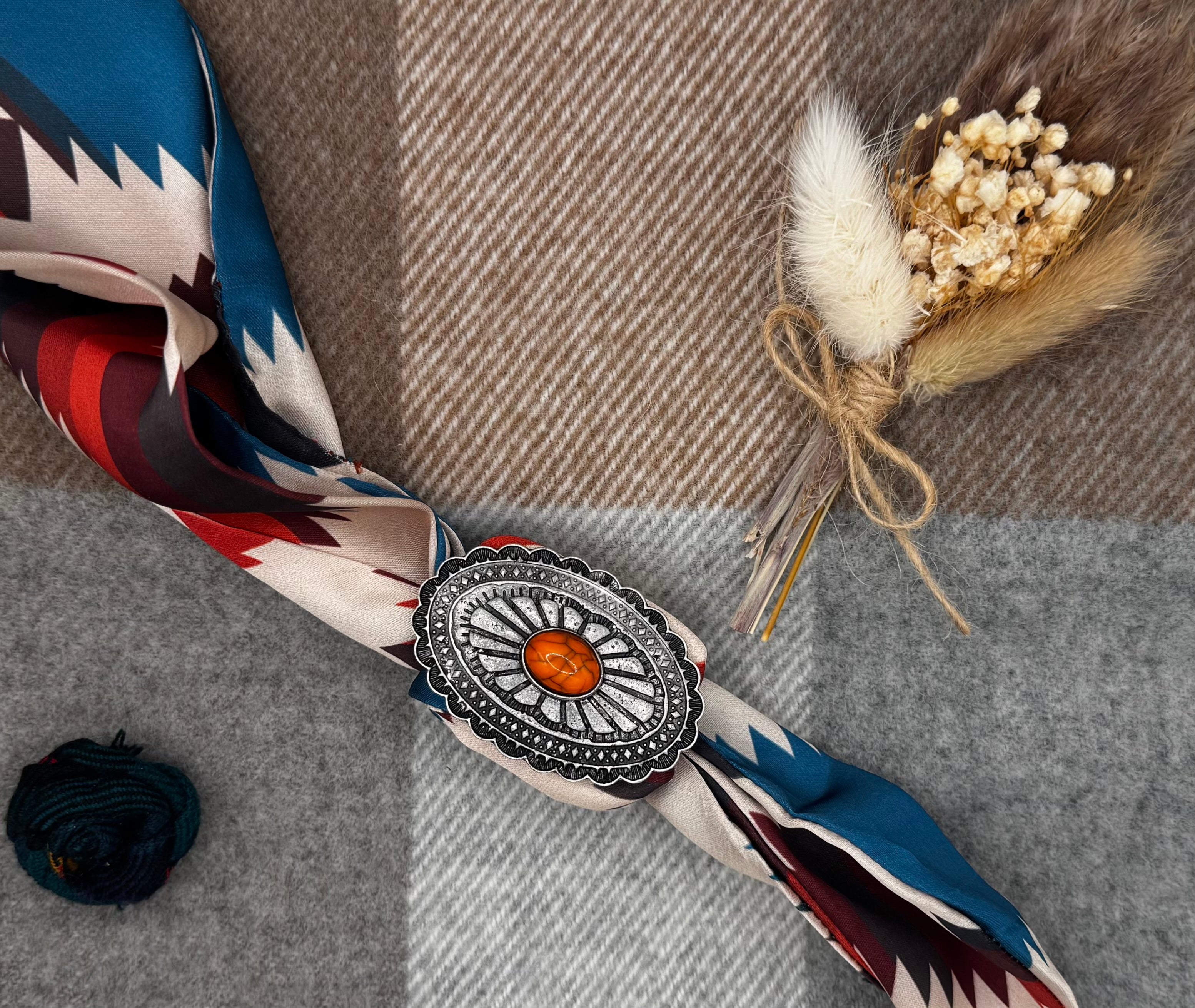 Concho Wild Rag/Scarf Slide