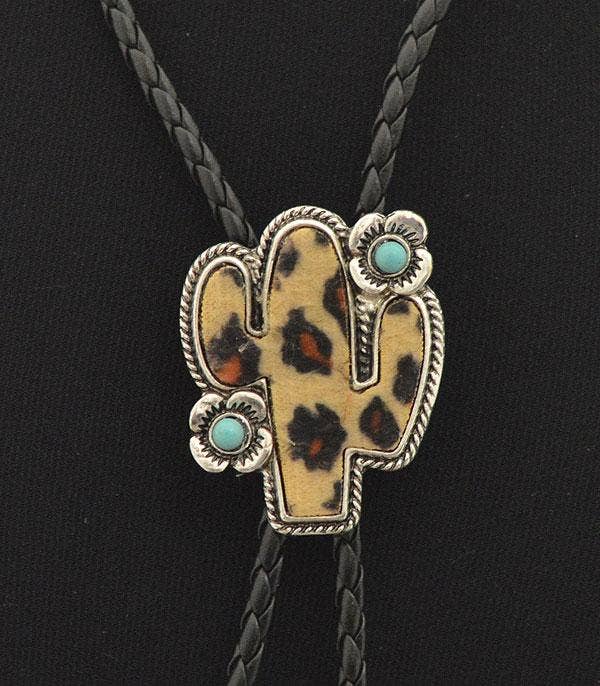 Cheetah Cactus Bolo