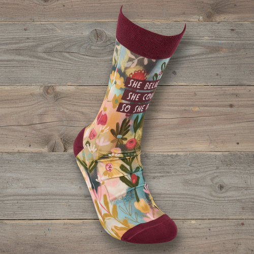 "So Believed Do She Did" Socks