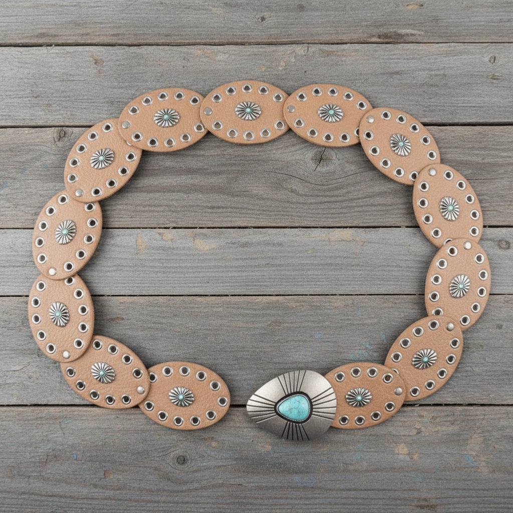 Turquoise Concho Belt