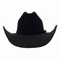 Black Faux Suede Cattleman Cowboy Hat