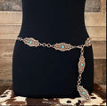 Copper & Turquoise Concho Belt