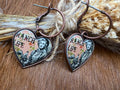 "Ranch Life" Heart Earrings
