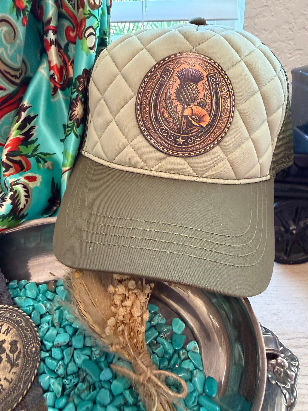 Tartan Cowgirl Trucker Hat