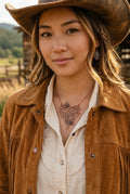 Butterfly Boot Stitch Necklace