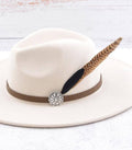 Concho Feather Hat Pin