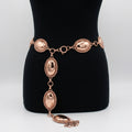 Copper Oval Concho Belt