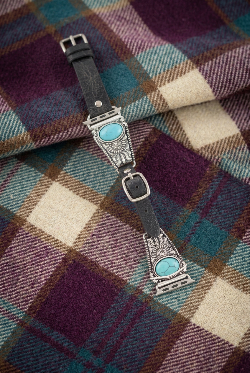 Turquoise concho watch band (Apple) 42-44mm