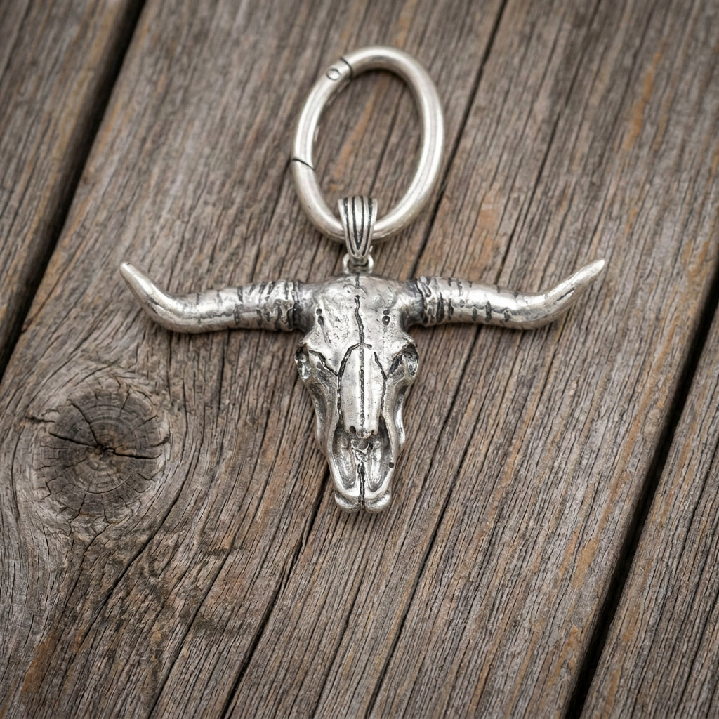 Steer Head Hat Clip