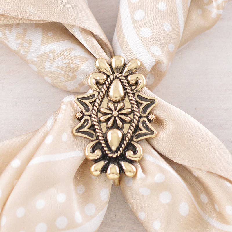 Concho Scarf Slide