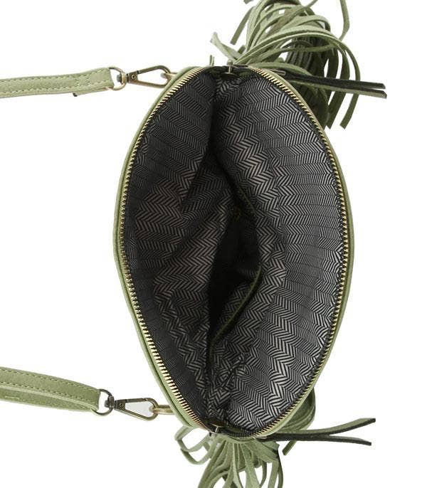 Fringed Crossbody Bag