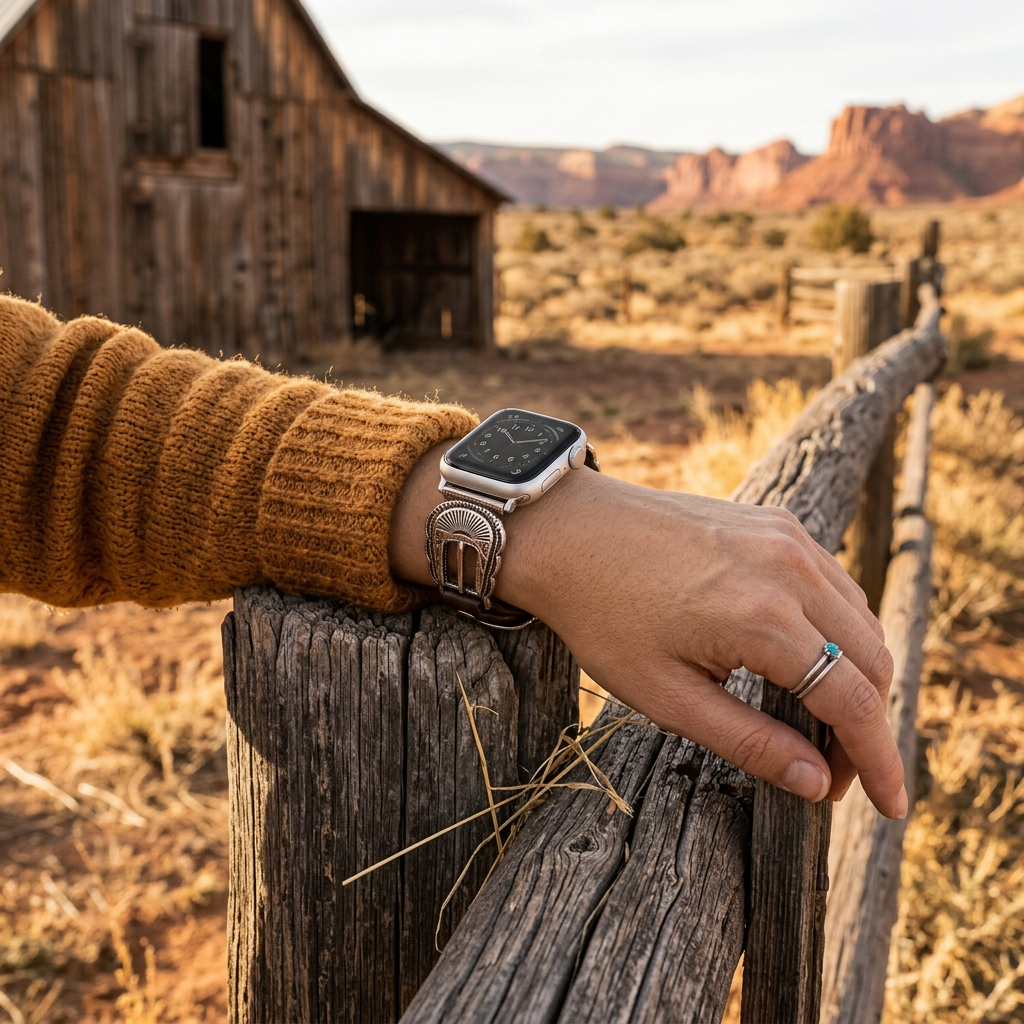 Western Buckle Apple Watch Band (38-40mm)