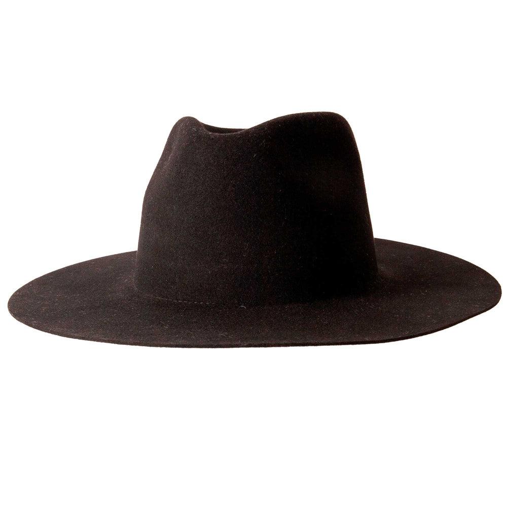 Wide Brim Fedora Rancher (100% Wool)