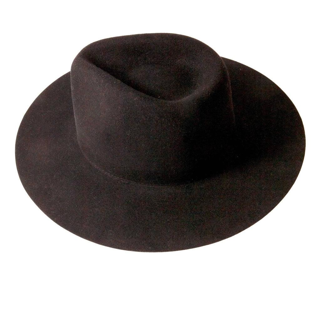Wide Brim Fedora Rancher (100% Wool)
